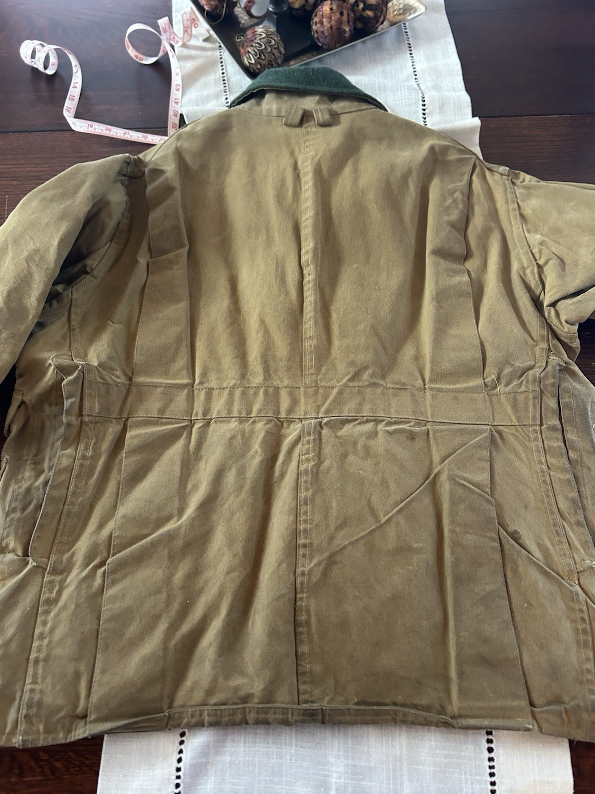 Filson Field Jacket Brown Button Pockets Contrast… - image 6