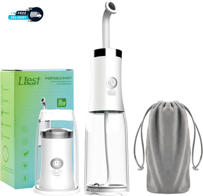 #ad Rechargeable Portable Bidet Sprayer 4 Pressure Options for Personal Cleaning $14.86