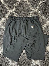 Carhartt Scrub Pants Mens Regular XL Black Cargo Elastic Waist Utility C53210