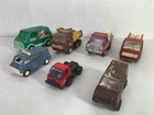Tonka, Buddy L, Tootsie Toy Van Truck Lot of 7 Vintage Pressed Steel FOR PARTS