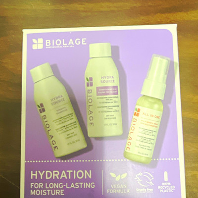 Biolage Hydra Source Travel Size Set: Shampoo Balm & All-In-One Spray 1.7 fl oz