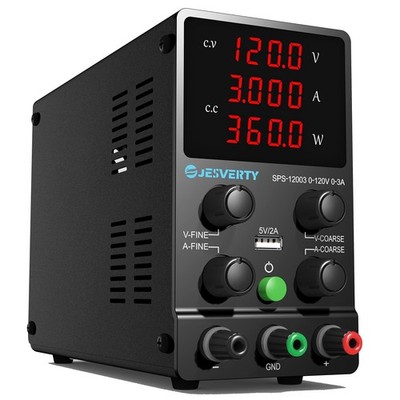 DC Power Supply Variable, 0-120V 0-3A Adjustable Switching DC Regulated Bench...