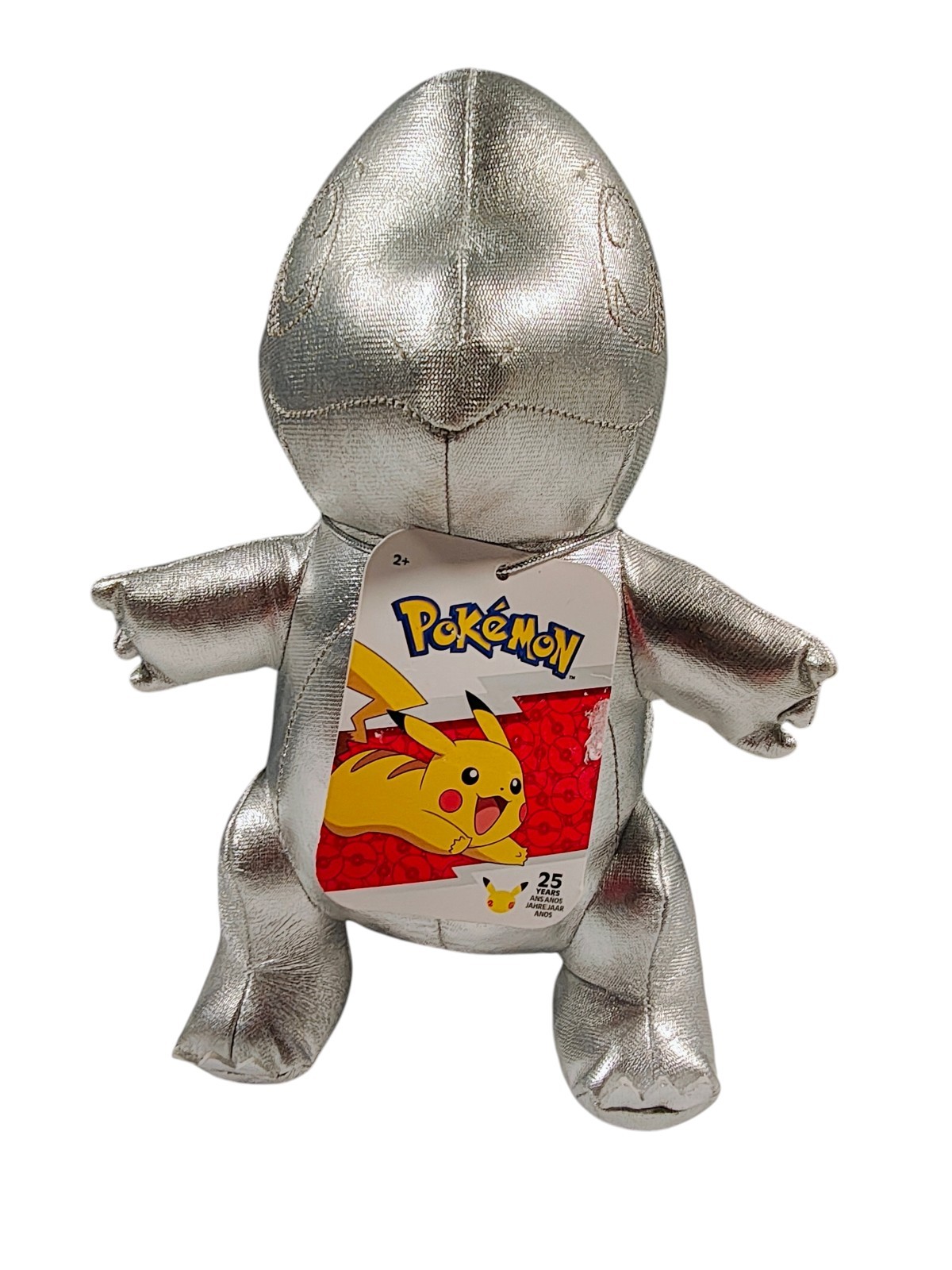 Pokemon 25th Celebrations 8 Inch Silver Charmander Plush