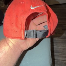 Nike Heritage86 Dri-FIT Golf Hat Red Adjustable Lightweight Logo Embroidered