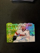 2021-22 Upper Deck Allure Quartz Autographs Jonathan Huberdeau Auto CALGARY