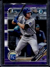 2019 Bowman Brewer Hicklen Chrome Prospects Purple Refractor #/250