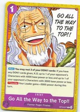 Go All the Way to the Top!! OP13-077 One Piece Card Game Common NM One Piece TCG