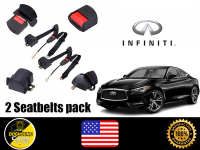For All INFINITI 2 Car Seat Belts Front Seats High Quality Quick Release Fit