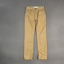 Levis Jeans Youth 14 Reg Fits 26x27 Brown 511 Slim Straight Stretch American