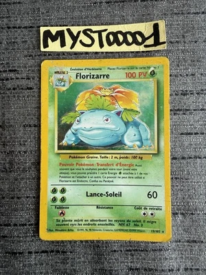 Carte Pokémon Florizarre 15/102 Holo Set De Base Wizards Français Occasion - Photo 1/4