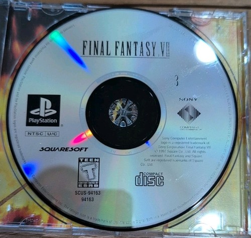 Final Fantasy VII - PlayStation 1 - Greatest Hits - w/ Case and Manual - Picture 11 of 12