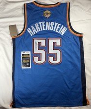 Isaiah Hartenstein Signed Finals Jersey Jsa Coa 2025 Finals Okc Thunder Auth