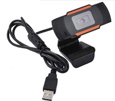 Universal Plug and Play Webcam with HD Lens for Computer with USB Jack and