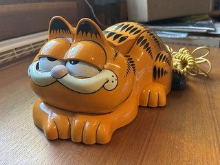 Vintage Tyco Garfield Telephone Open Shut Eyes Rare!!!