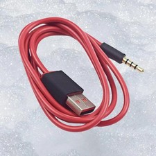 USB to 3.5mm Studio Charge Cable Replacement Cord for Wireless Headphones