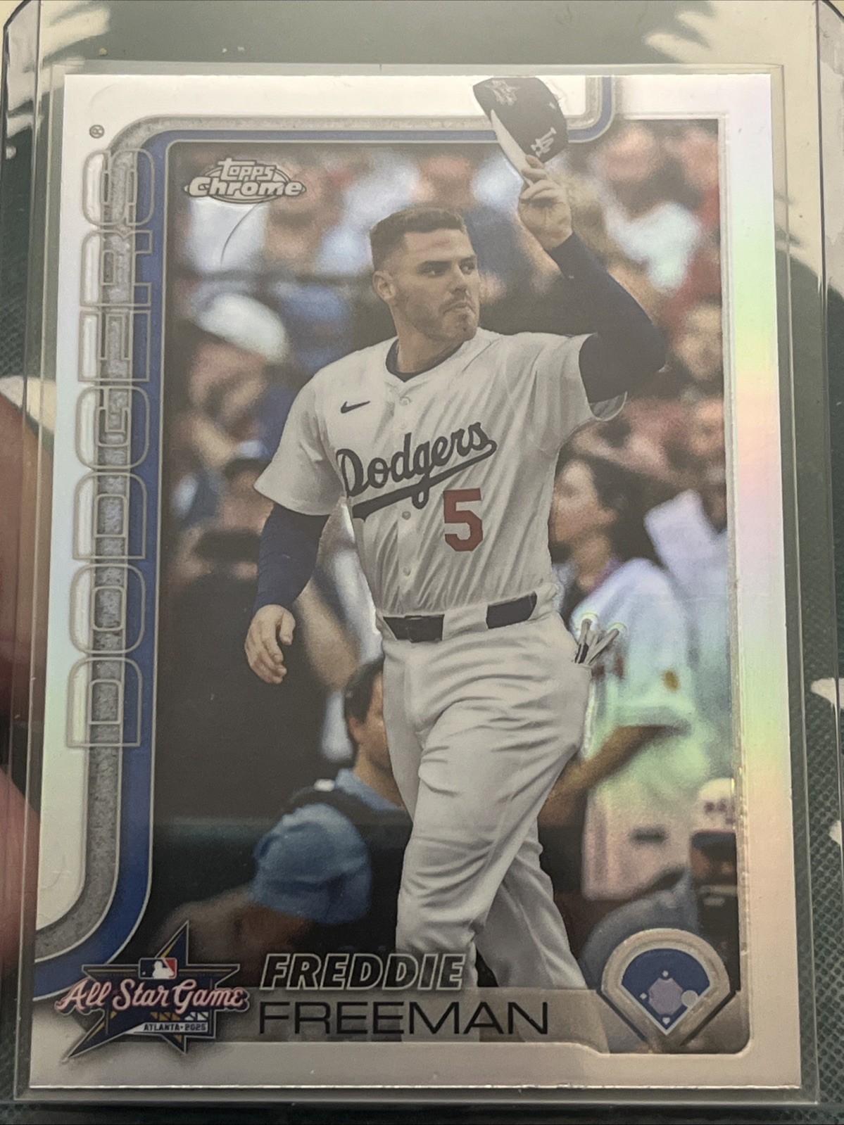 2025 Topps Chrome Foil - All Star Image Variation Freddie Freeman #23