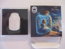 Pan Silver Company 5 Grams .999 Fine Silver Alice in Wonderland Opened 109.11 per troy oz