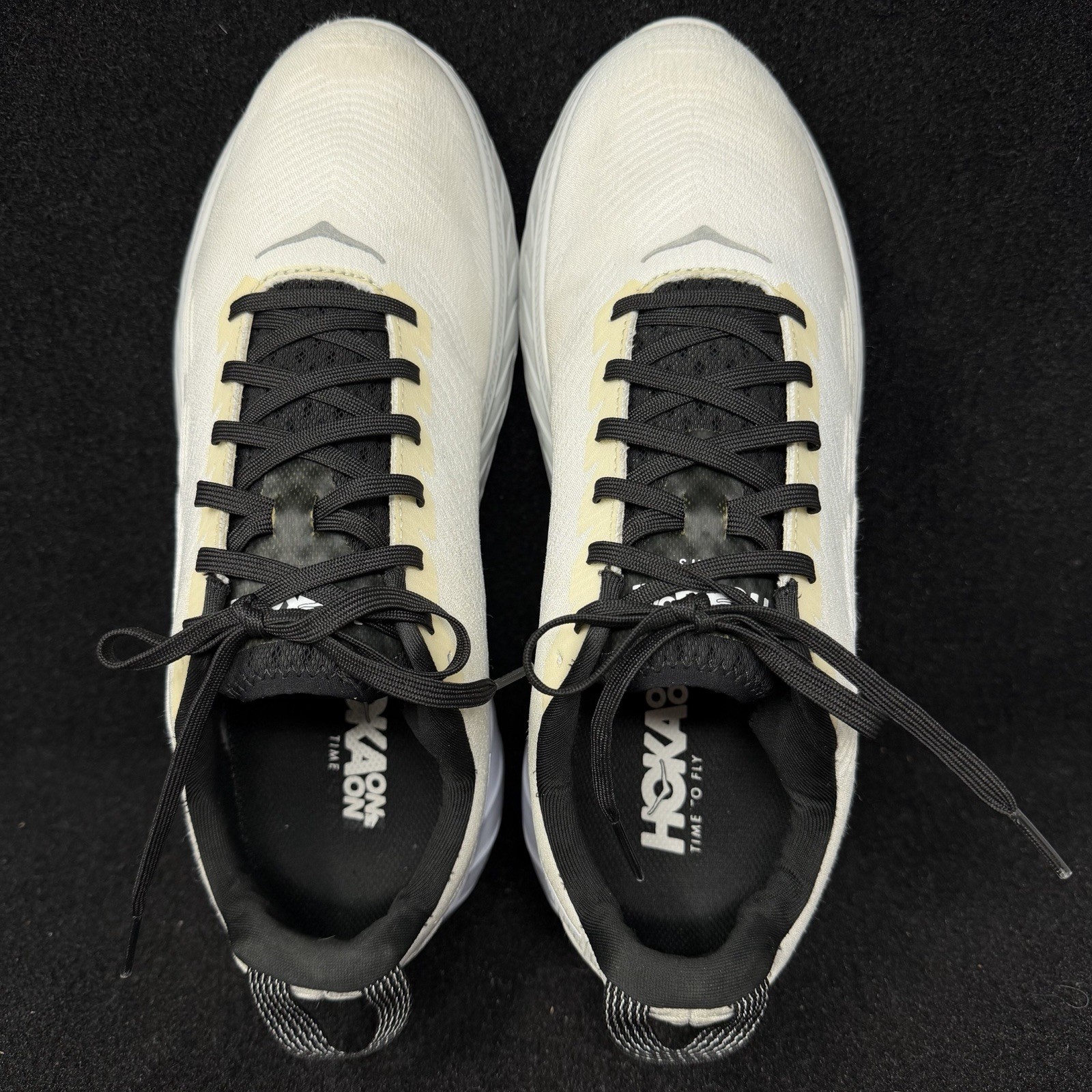 Hoka Mach 3 Men’s Size 10.5 White Gray Athletic Road Track Running Shoes. thumbnail 6