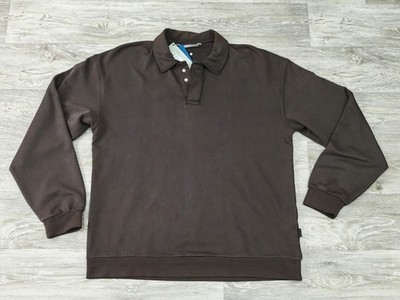 Minimum Elliot Polo Jumper Brown Size XL Brand New Long Sleeve RRP £98