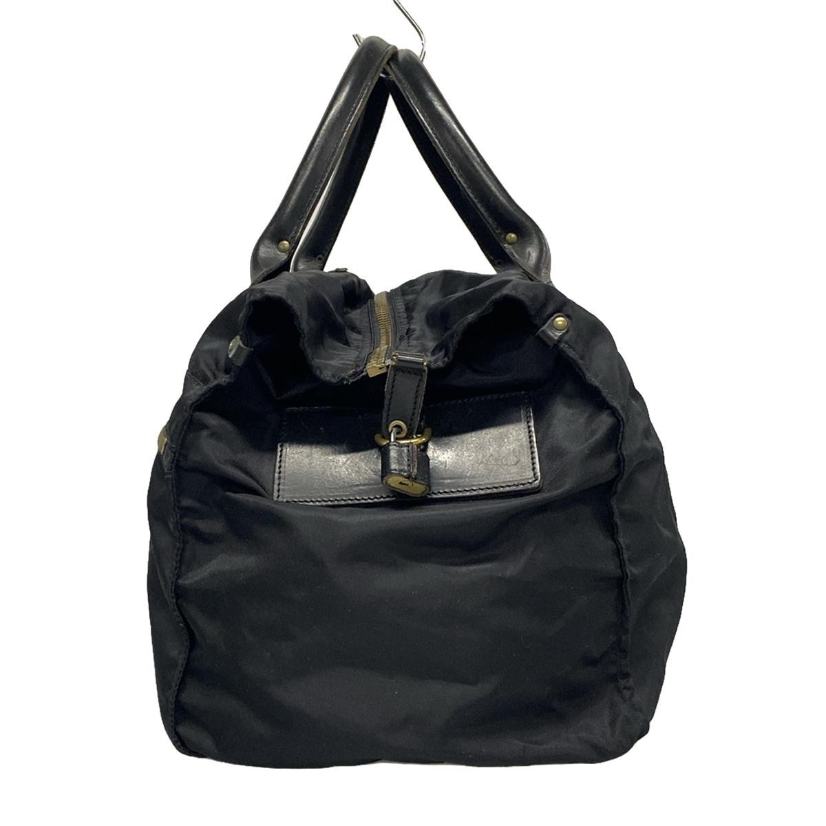 Auth Felisi - P4 Black Nylon Leather Boston Bag | eBay Auth Felisi - P4 Black Nylon Leather Boston Bag | eBay