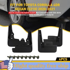 For Toyota Corolla E210 2020 2021 4dr Mud Sedan Flaps Splash Guards Rear Front For Toyota Corolla E210 2020 2021 4dr Mud Sedan Flaps Splash Guards Rear Front