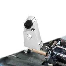 Chrome Neutral Assist Gear Shift Bracket For Harley Dyna Softail 08-17 Twin Cam