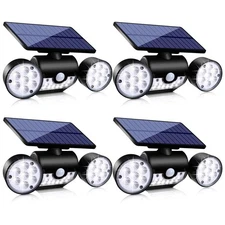Solar Lights Outdoor, 30 LED Solar Security Lights with Motion Sensor Outdoor...