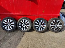 Honda Civic Alloy Wheels and Tyres Mk9 205 55 16 6.5J ET45 5mm Diamond Cut OEM
