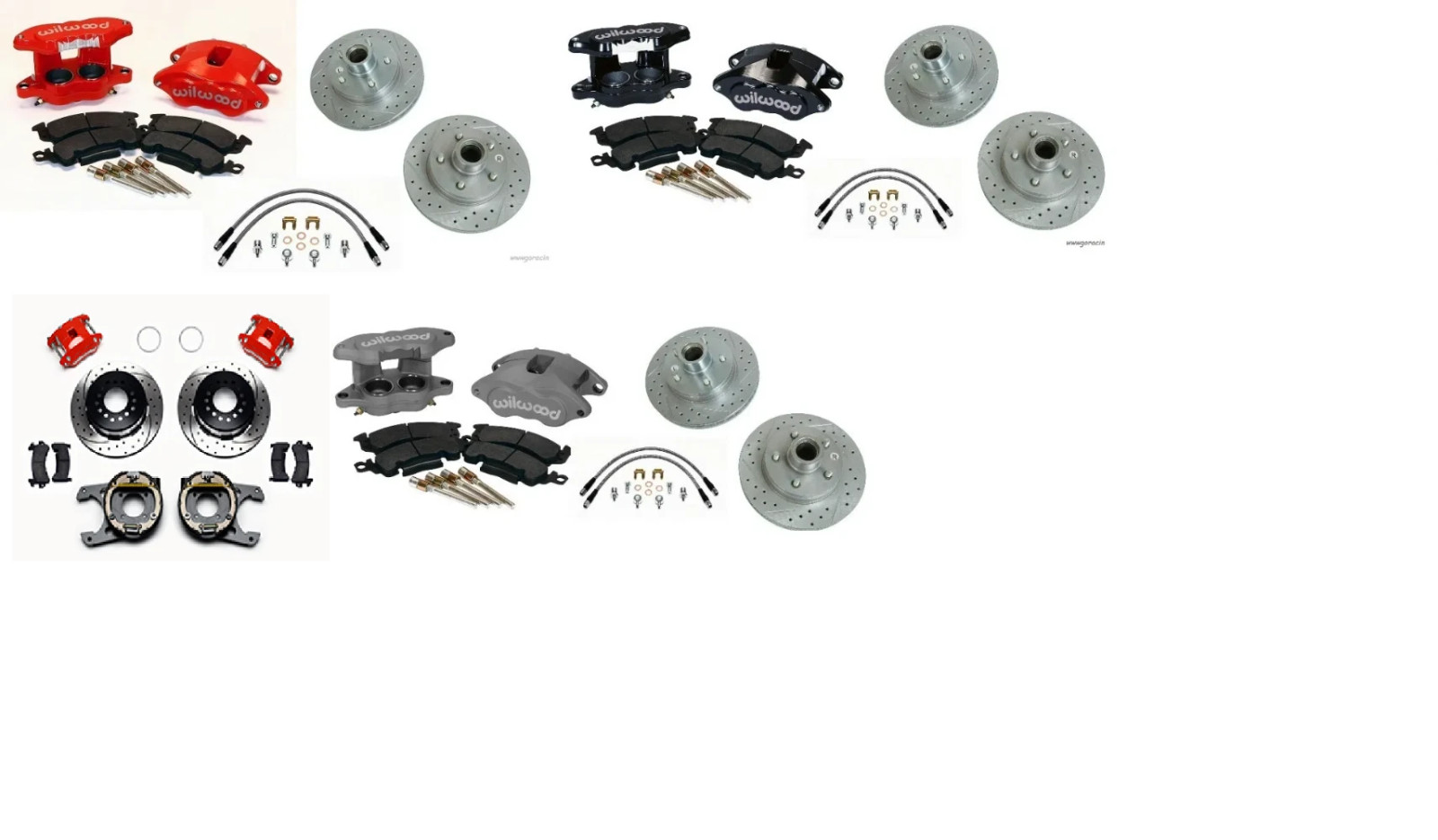 Wilwood Front & Rear Disc Brake kit,1971-1976 Chevrolet Caprice,Impala, Donk