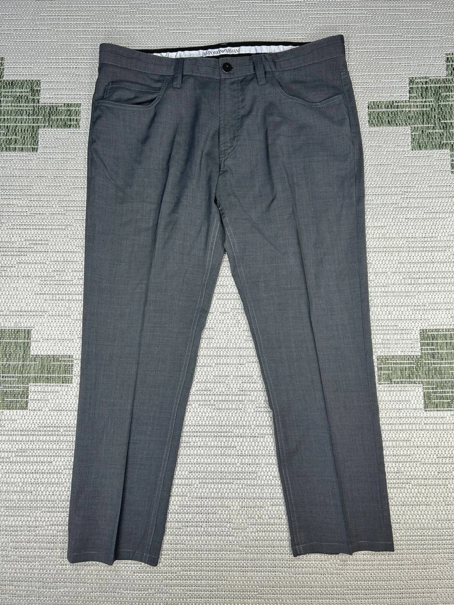 Emporio Armani Gray Pants for Men for sale | eBay