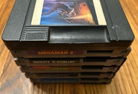 Nintendo NES Lot Mega Man 2 Ghosts Goblins Indiana Jones Kirby&rsquo;s Adventure Birth