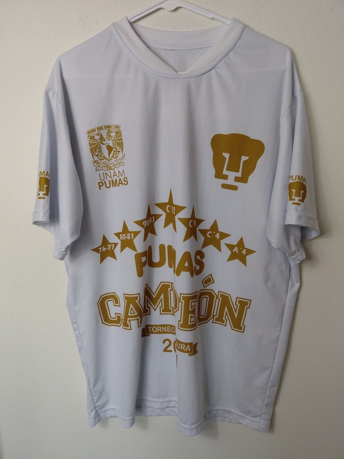 Rare Vintage Pumas Unam Jersey Clausura 2004 Champions 50th Anniversary Size Xl