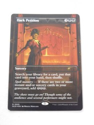 Dark Petition (2525) Borderless Foil Secret Lair: Viva Las Rakdos