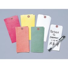 Quality Resource Group T612-Y Shipping Tag, Tyvek, 6-1/4" H X 3-1/8" W, Yellow