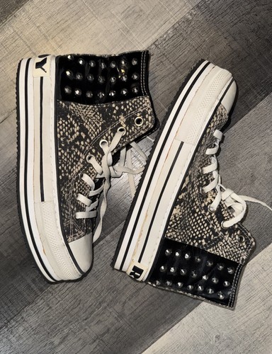 Size 9 Rock Candy Couture Smash Punk Women’s High Top Platform Studded
