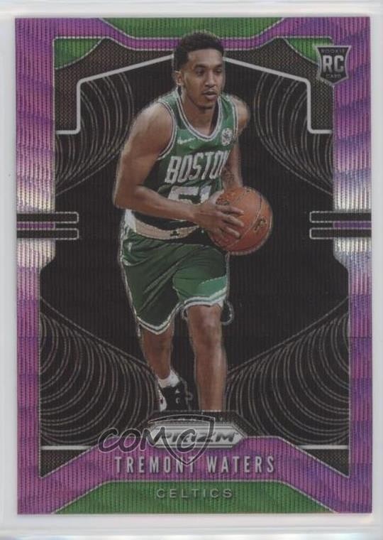 2019-20 Panini Prizm Rookie Purple Wave Prizm Tremont Waters #286 8d2