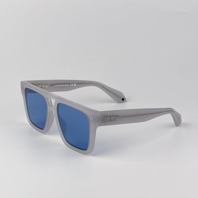 Off-White Men Sunglasses Grey Blue Square OERI133  display picture 2
