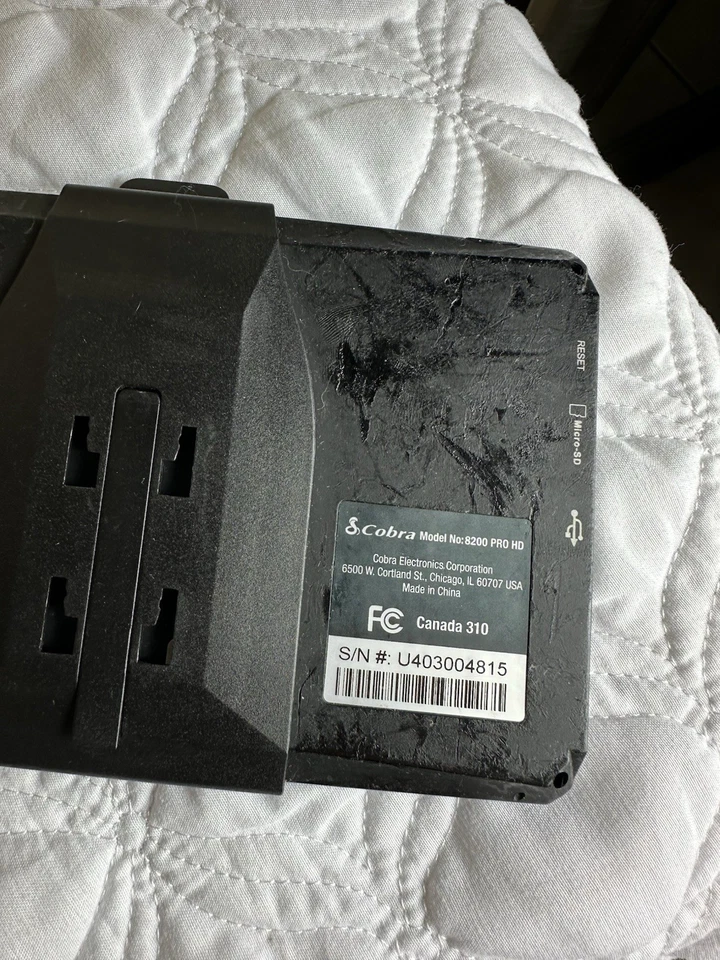 Cobra 8200 Pro HD Truck GPS 7" TESTED READ DESCRIPTION - Image 4 of 4