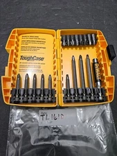 DEWALT 18PC MAGNETIC DRIVE SCREWDRIVER BIT SET W/CASE (TL1610)