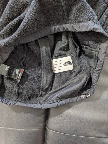 North Face Flowers Polartec Jacket Girls Black Full Zip Fleece Long Sleeve XL - Picture 9 of 16