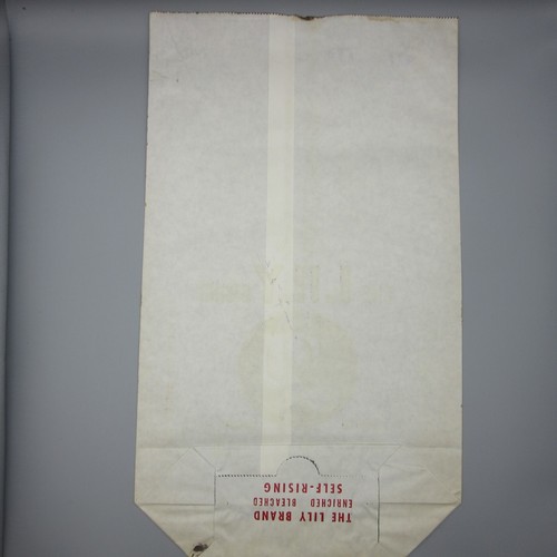 Vintage Flour Bag Advertising Lily Brand Self Rising North Caroline 10lb - 第 5/12 張圖片