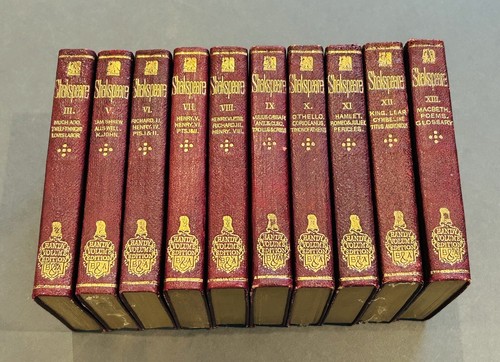 The Handy-Volume Shakespeare, 10 Volumes, Published C.1880 - Imagen 2 de 19