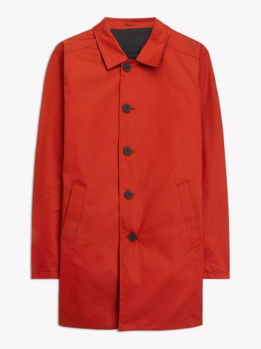 Nuevo con etiquetas GUARDIAS impermeable Montague para hombre REVERSIBLE mac CHAQUETA ABRIGO 48R rojo negro - Imagen 4 de 7
