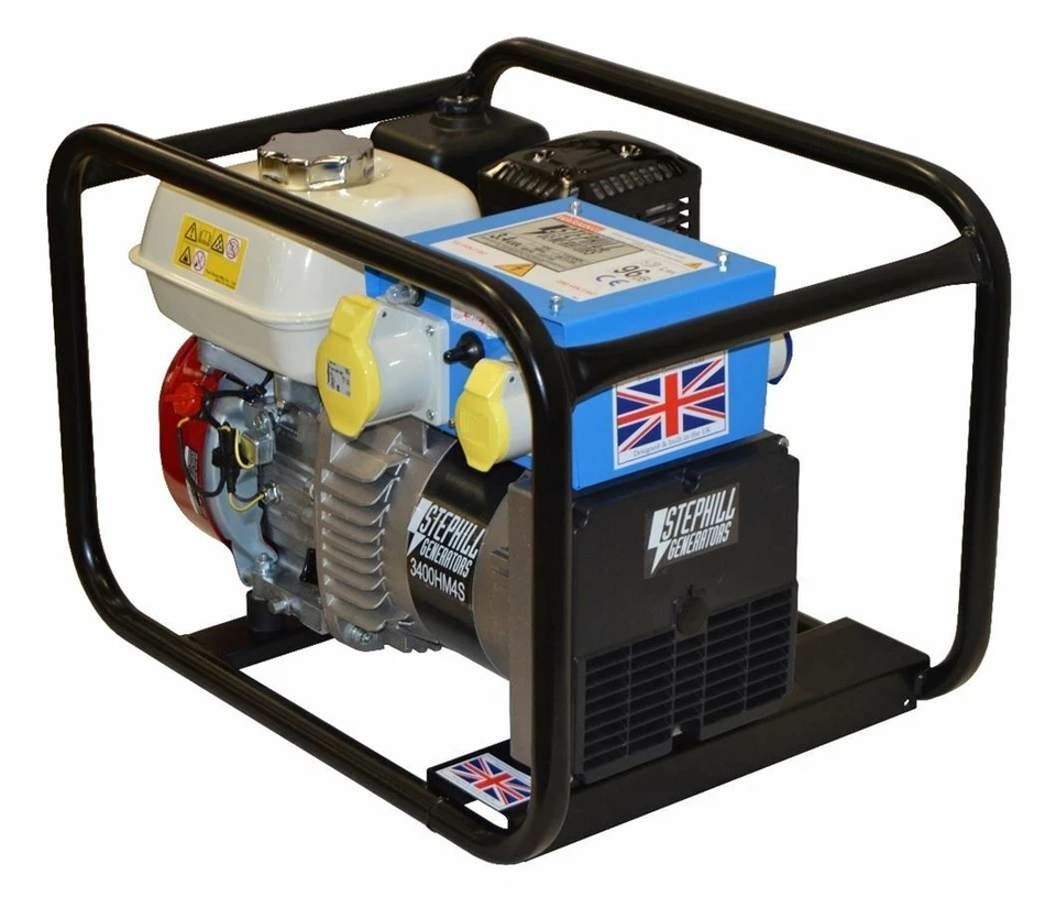 Stephill 3400HM4S 3.4 kVA Honda GX200 Industrial Petrol Generator - STE-3400HM4S