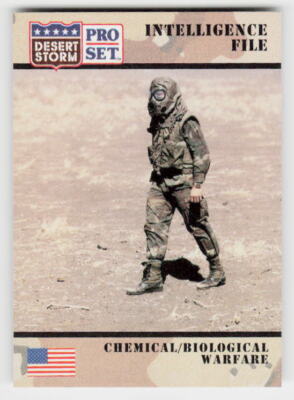 1991 Pro Set Desert Storm #131 Chemical/Biological Warfare
