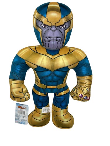 THANOS & HULK 2in1 Marvel Half Ems 18" Tall /Double Sided Plush Toy NWT - Picture 2 of 7