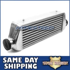 3.0 Io Universal Turbo Intercooler Front Or Top Mount 27x7x3.5 Aluminum Black