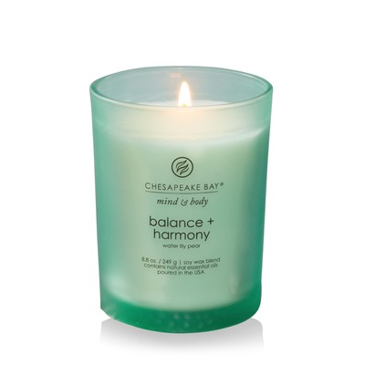 Ndle Scented Candle Balance + Harmony water Lily Pear Medium Home Dcor