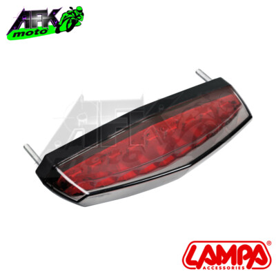 Aramox 12V Universale Moto Moto LED Luce Posteriore Fanale Posteriore Bianco