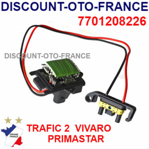 Résistance ventilation RENAULT Trafic 2 pour dégivrage habitacle